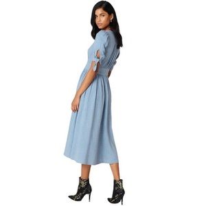 💙 Free People Blue Love Of My Life Dreamy Midi Dress NWT 💙